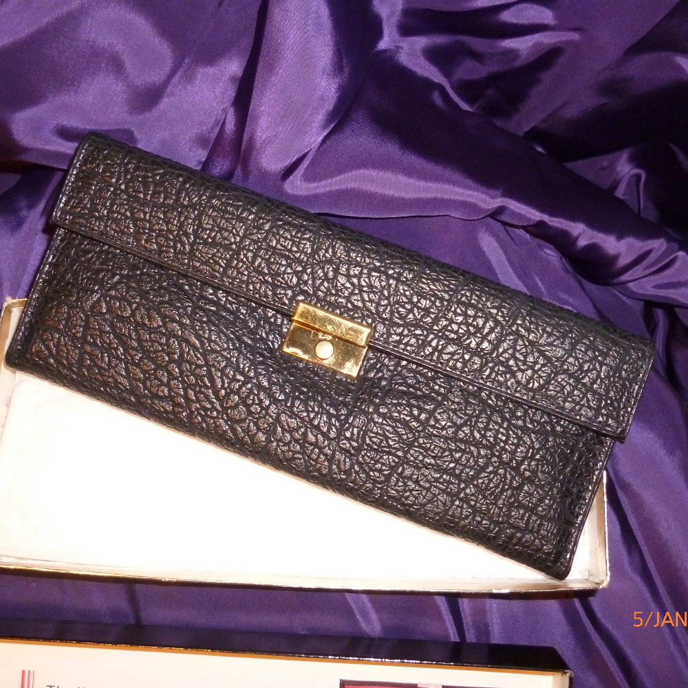 Vintage "PRINCE" Elephant Hide Jewelry Roll